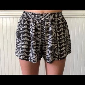 Patterned, flowy summer shorts